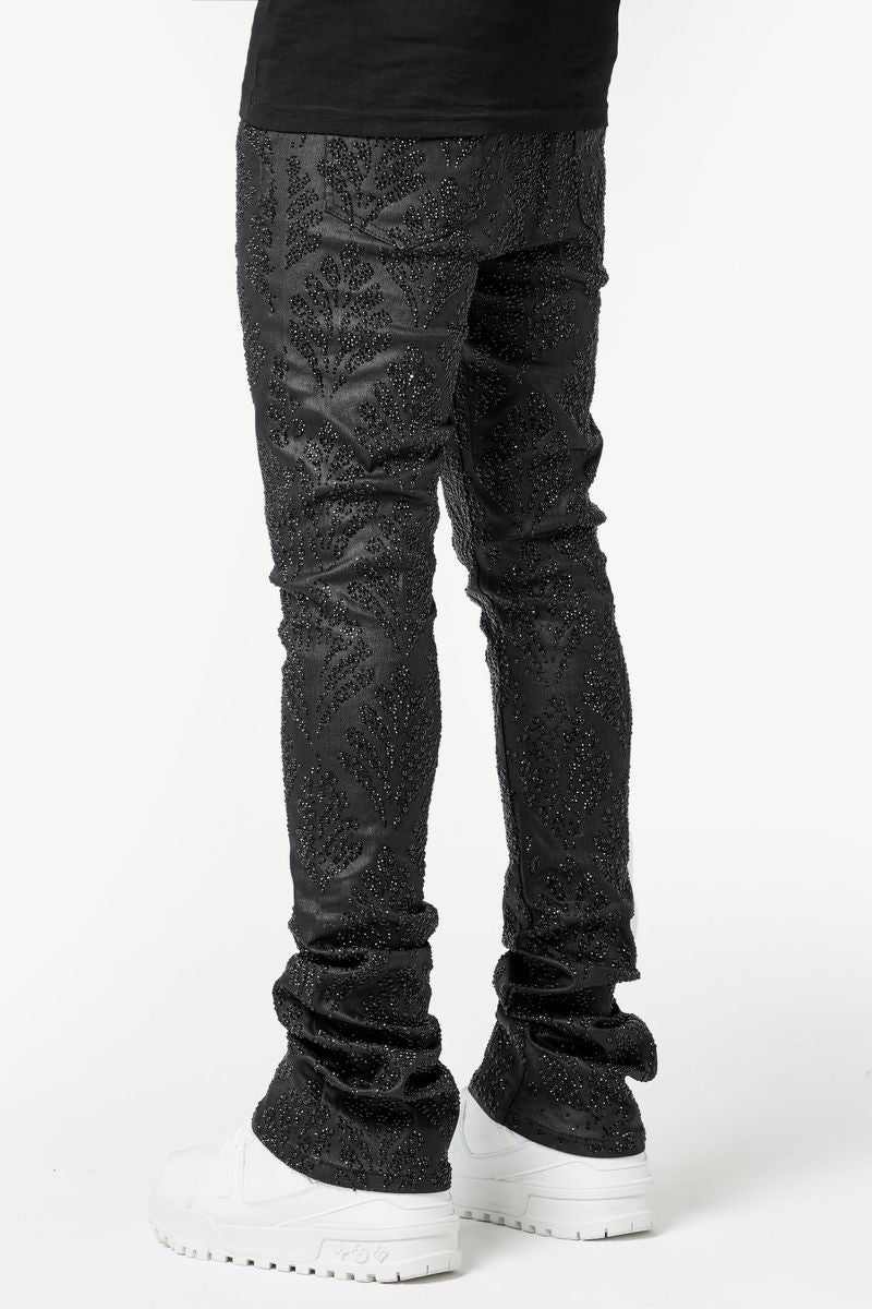 新品GUAPI OBSDN BLK DISTRESSED RAVER DENIM GUAPI DENIM PANT デニムパンツ (GUAPI/デニム・ジーパン