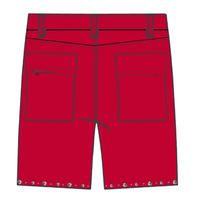 Roku studio studs twill cargo short Red