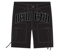 Roku studio Rhinestone Twill dead end cargo short black