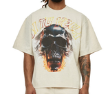 Si Tu Veux Denim Le Monde Graphic T-Shirt – Sandstone Wash