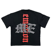 Mixed Emotion Octopus Rhinestone Tee Black