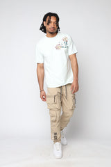 Smoke Rise Utility Nylon Cargo Pants Khaki