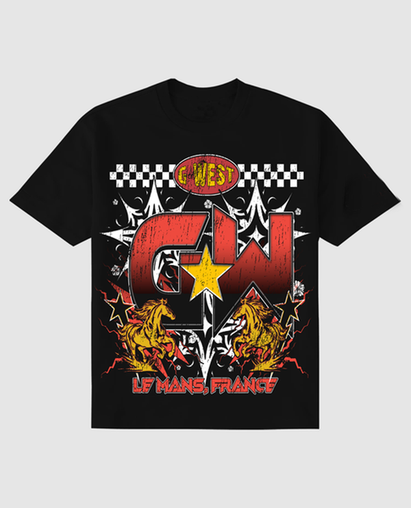 G West Le Mans France Tee Black/Red