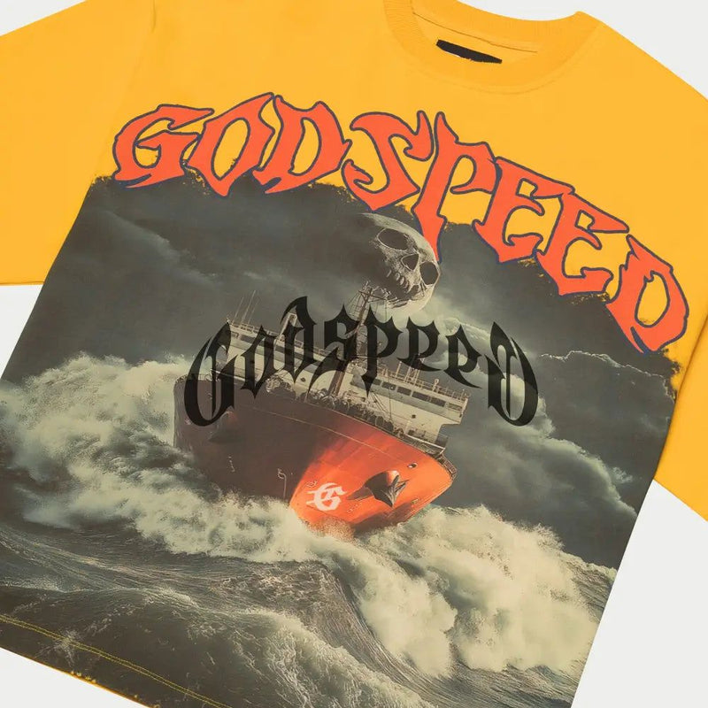 Godspeed Sea Sick T-Shirt – Yellow