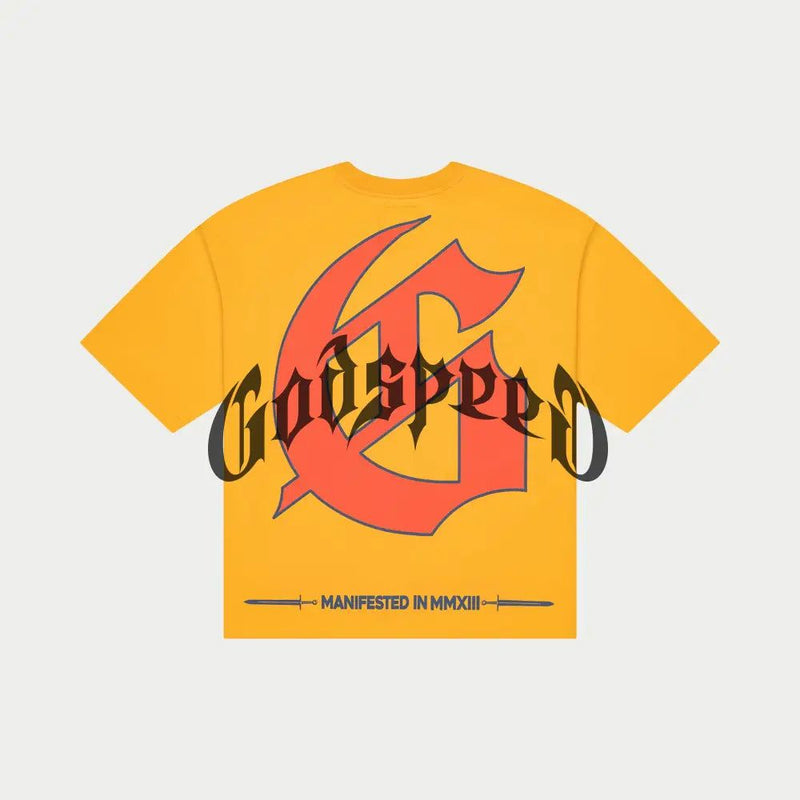 Godspeed Sea Sick T-Shirt – Yellow