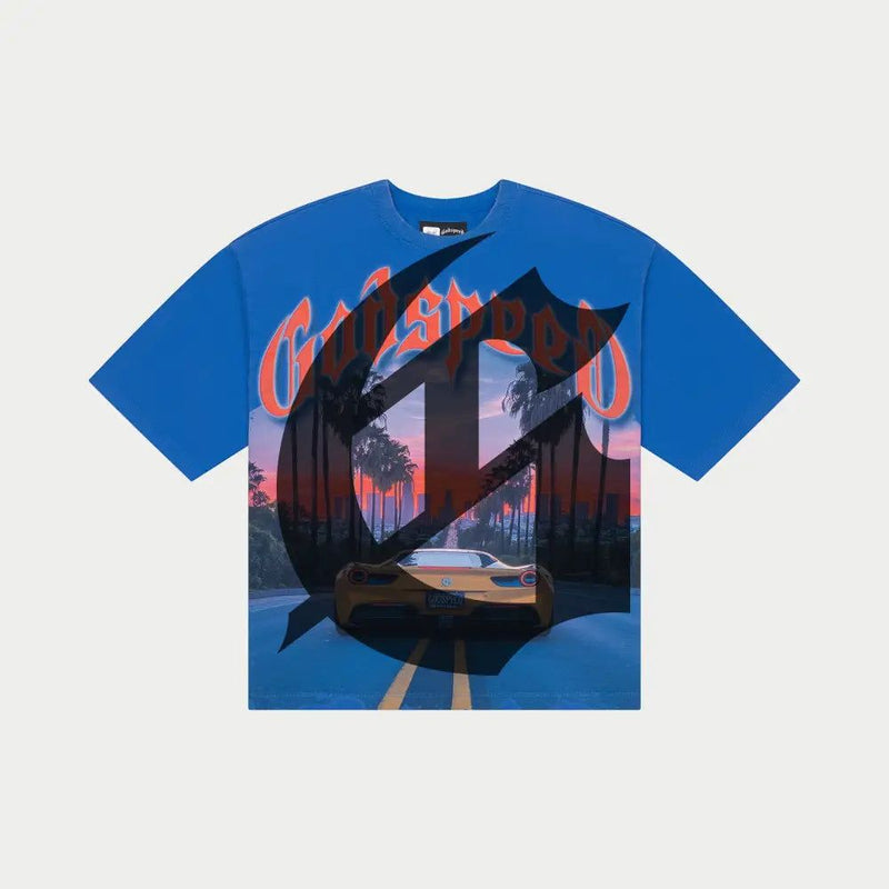 Godspeed Sunset BLVD T-shirt Royal Blue