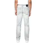 Smoke Rise Heavy Whisker Effect Jeans Rubio Grey