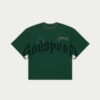 godspeed Natural Disaster tee Forrest green