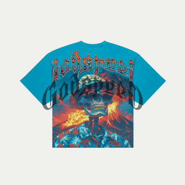 Godspeed Natural Disaster tee Panther Blue
