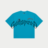 Godspeed Natural Disaster tee Panther Blue