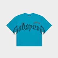 Godspeed Natural Disaster tee Panther Blue