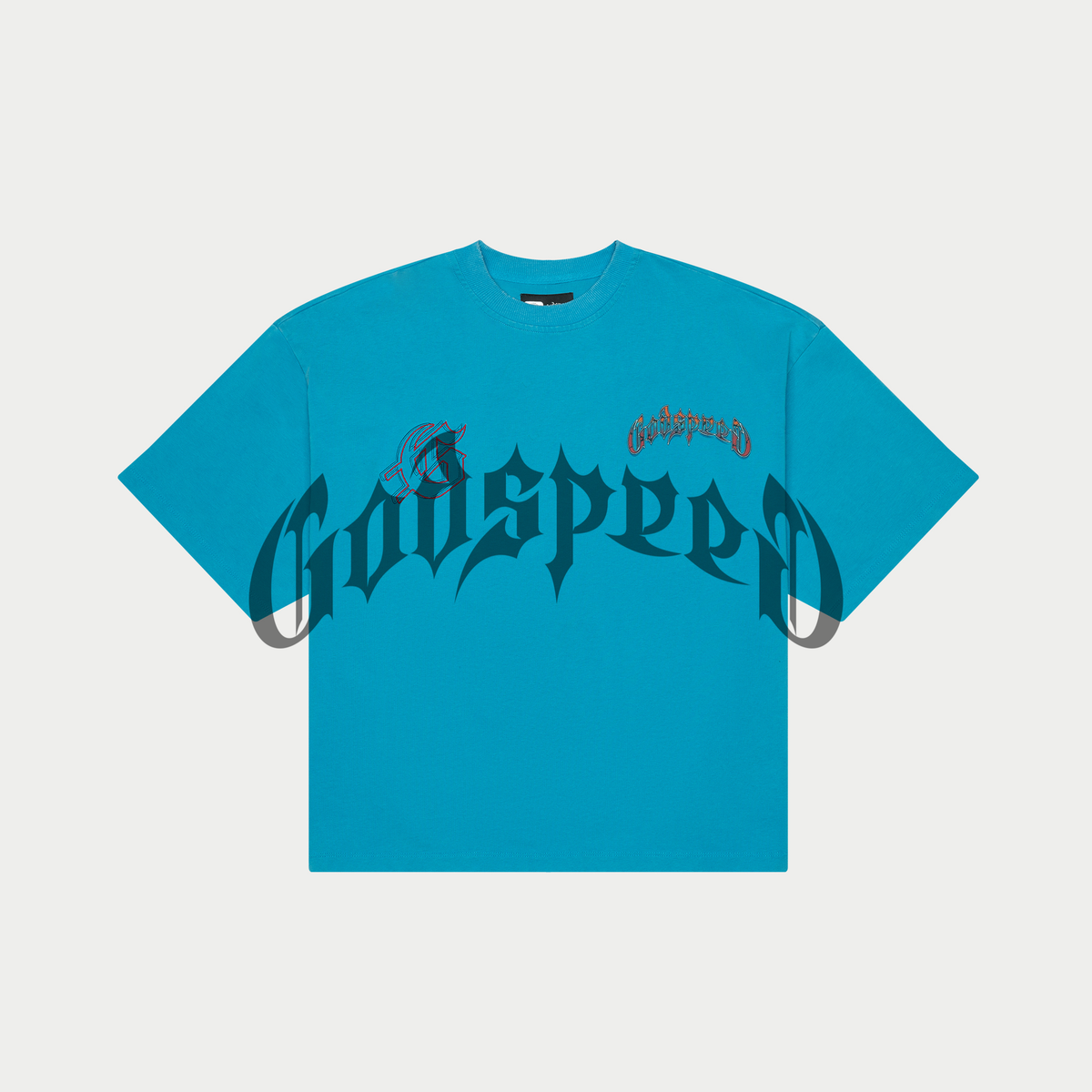 Godspeed Natural Disaster tee Panther Blue