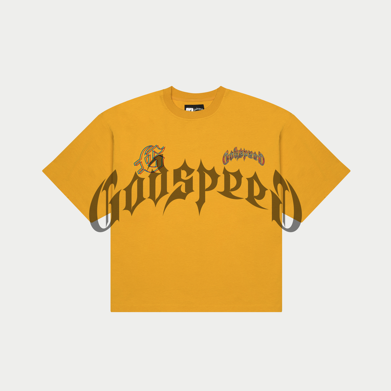 Godspeed Natural Disaster tee yellow