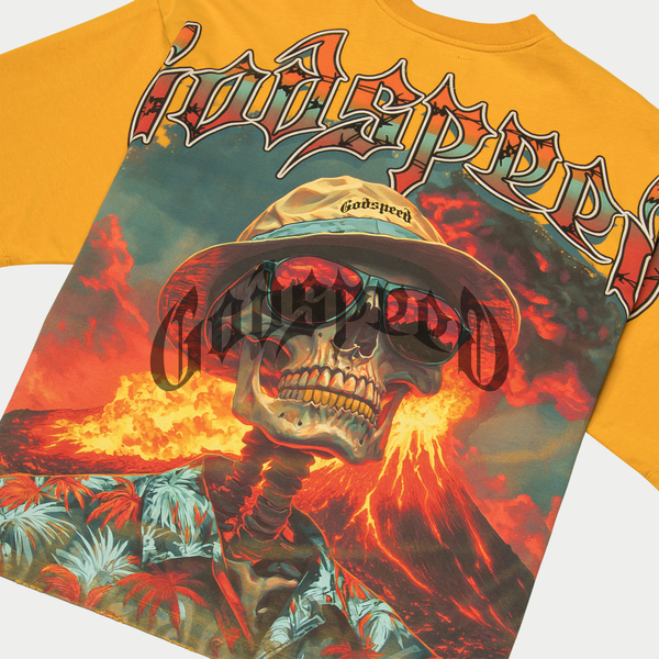 Godspeed Natural Disaster tee yellow