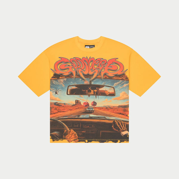 Godspeed On The Run tee yellow