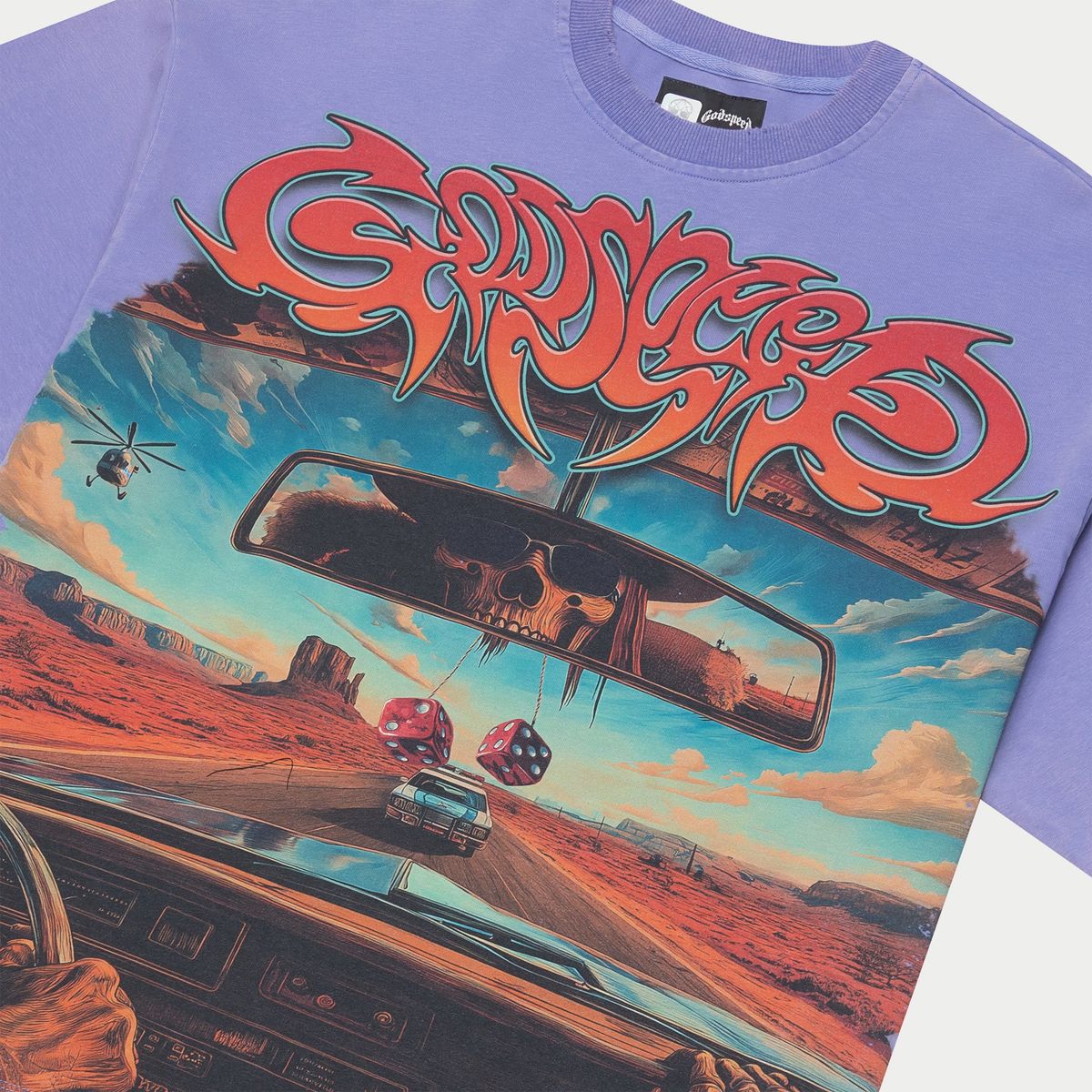 Godspeed On The Run tee Lavender