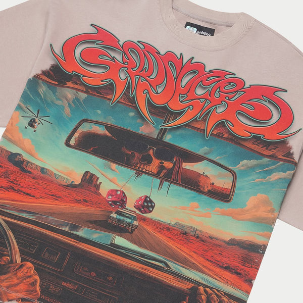 Godspeed On The Run tee Stone Wash