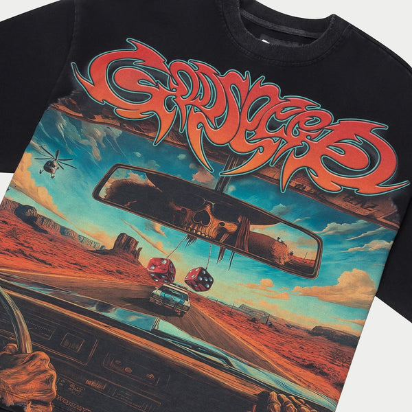 Godspeed On The Run tee Black Wash