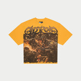 Godspeed Steel Sharpens Steel Tee Yellow
