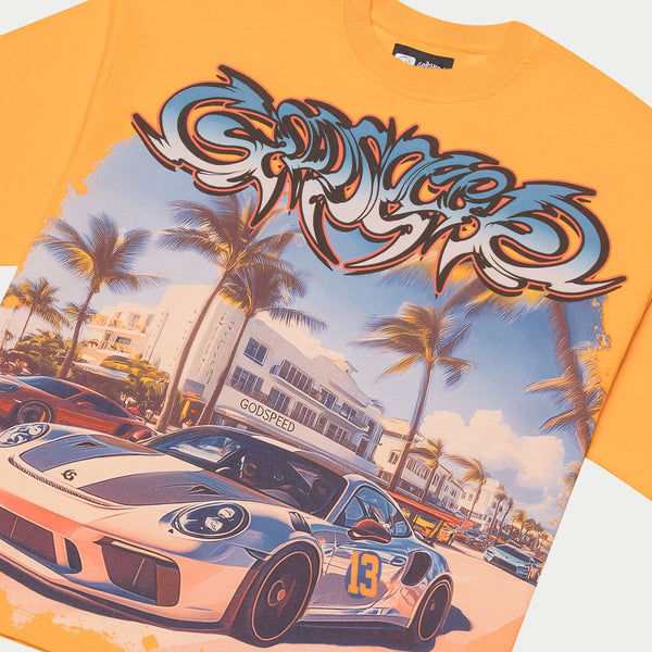Godspeed Car Meet Miami Yellow Wash