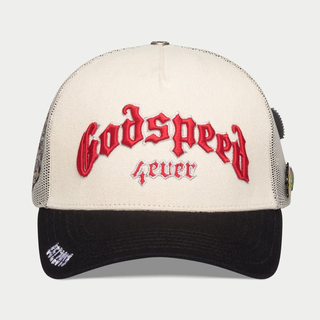 Godspeed Gs Forever Trucker Hat Bone/Black