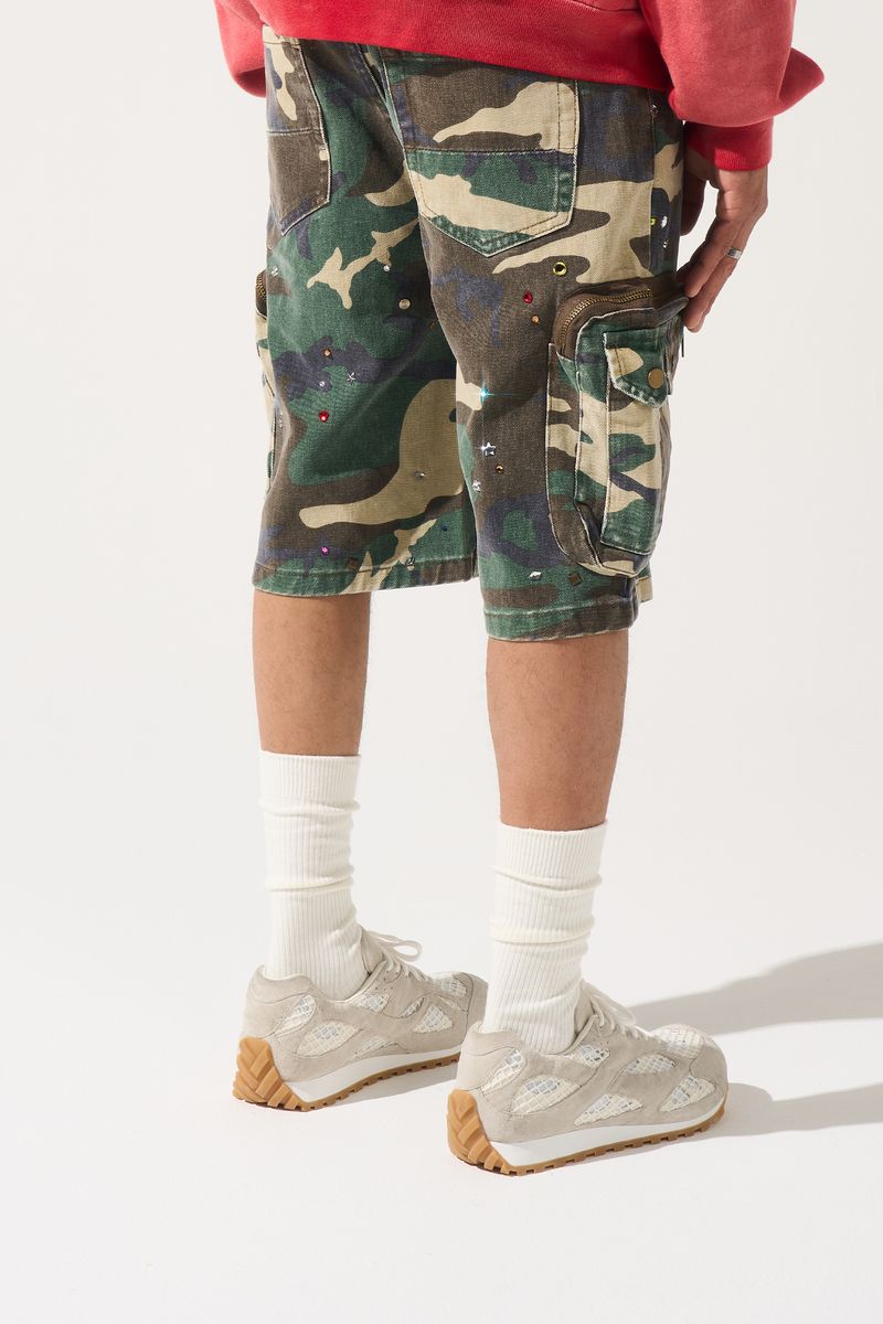 Serenede Cache Denim Shorts Camo Gem Stones – VIP Clothing Stores