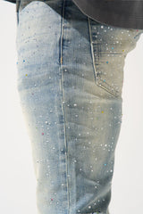 Serenede Franchise Jeans Vintage Stone Crystal Wash