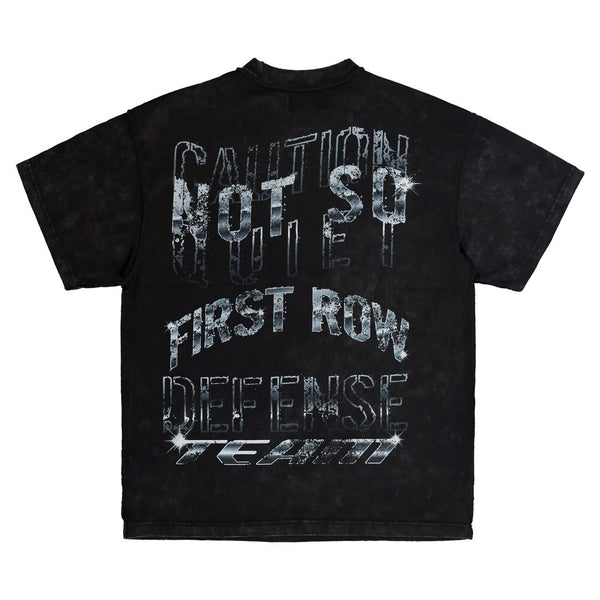 First Row Men’s Caution Ghost Rider Tee Black
