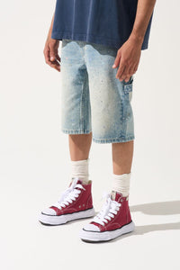 Serenede Fortune Denim Shorts Vintage Earth Blue