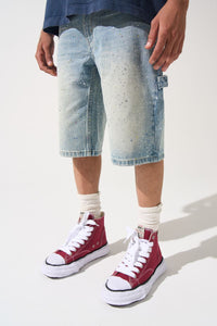 Serenede Fortune Denim Shorts Vintage Earth Blue