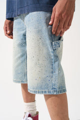 Serenede Fortune Denim Shorts Vintage Earth Blue