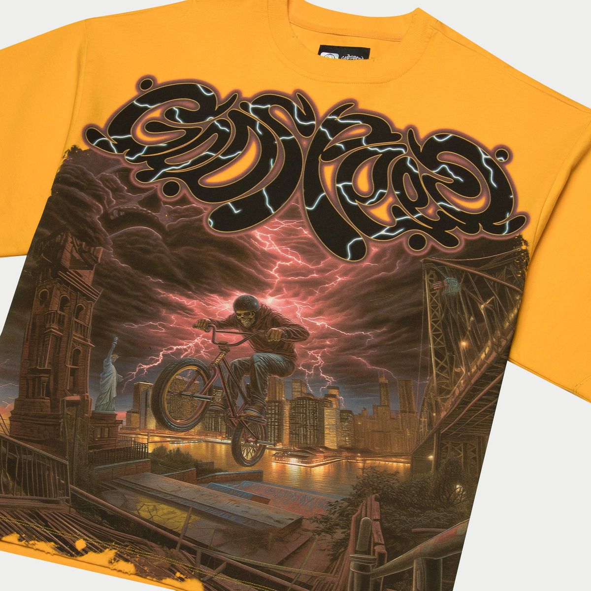 Godspeed B.M.X Tee Yellow