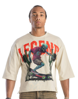 Kindred Men's Legend Skater Zombie Cropped Tee – Khaki