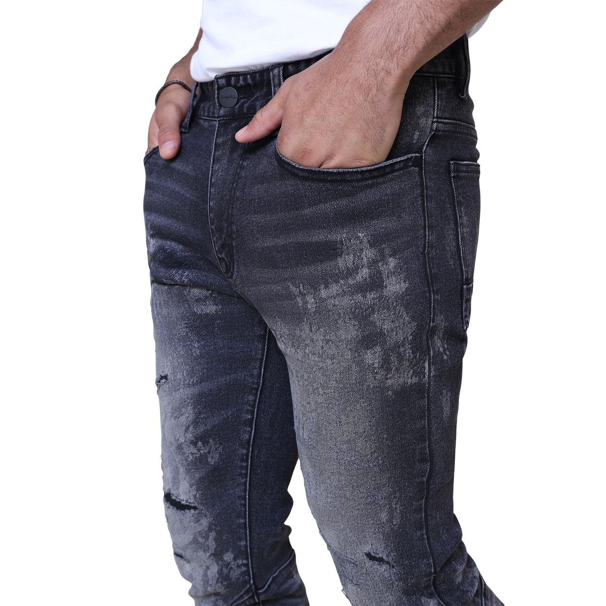 Smoke Rise Vintage Washed Jeans Willow Black
