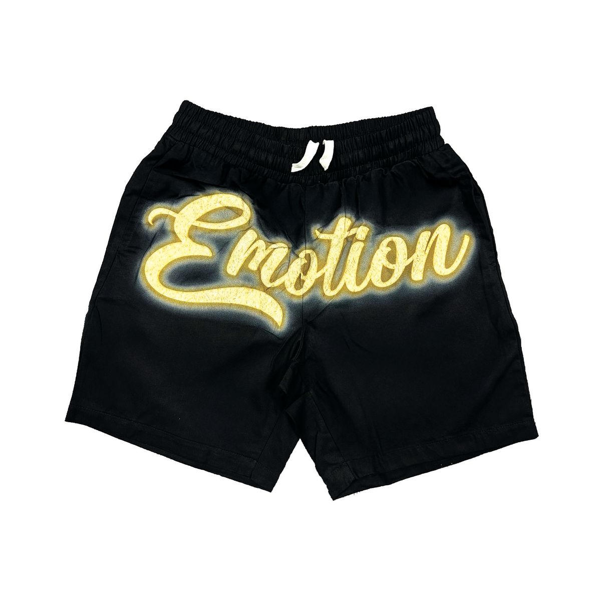 Mixed Emotion “Blinded” Zip up shorts Black