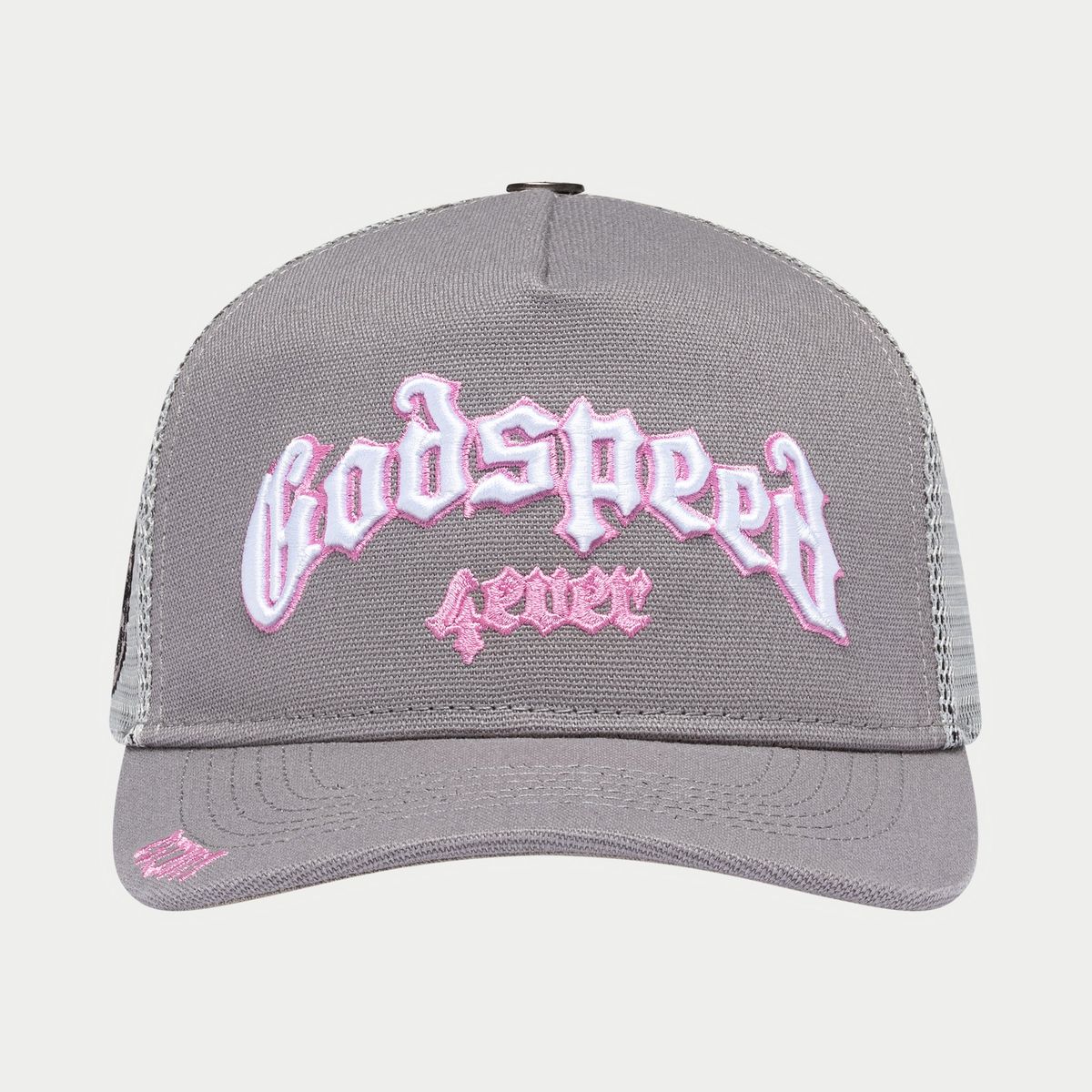 Godspeed GS Forever Trucker Hat Grey/Pink