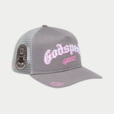 Godspeed GS Forever Trucker Hat Grey/Pink