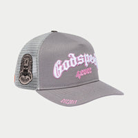 Godspeed GS Forever Trucker Hat Grey/Pink