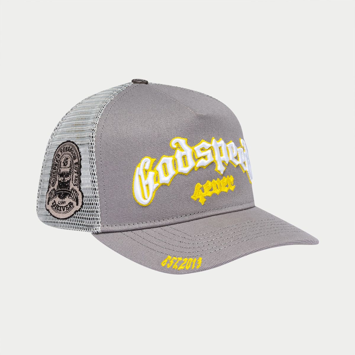 Godspeed Gs Forever Trucker Hat Grey/Yellow