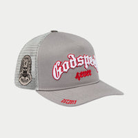 Godspeed GS Forever Trucker Hat Grey/Red