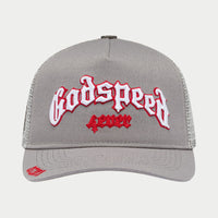 Godspeed GS Forever Trucker Hat Grey/Red