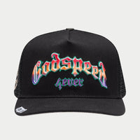 Godspeed GS Forever Trucker gradient Hat Hawaiian