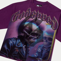 Godspeed Man in the mirror tee Purple