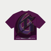 Godspeed Man in the mirror tee Purple