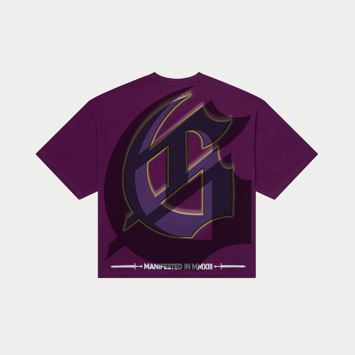 Godspeed Man in the mirror tee Purple