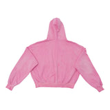 Sydnicate Men's Wonders Of The World Zip up Hoodie Pink