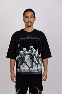 AKS Blitz Cropped Tee Black