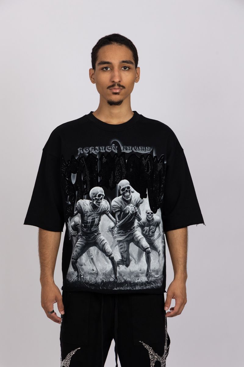 AKS Blitz Cropped Tee Black