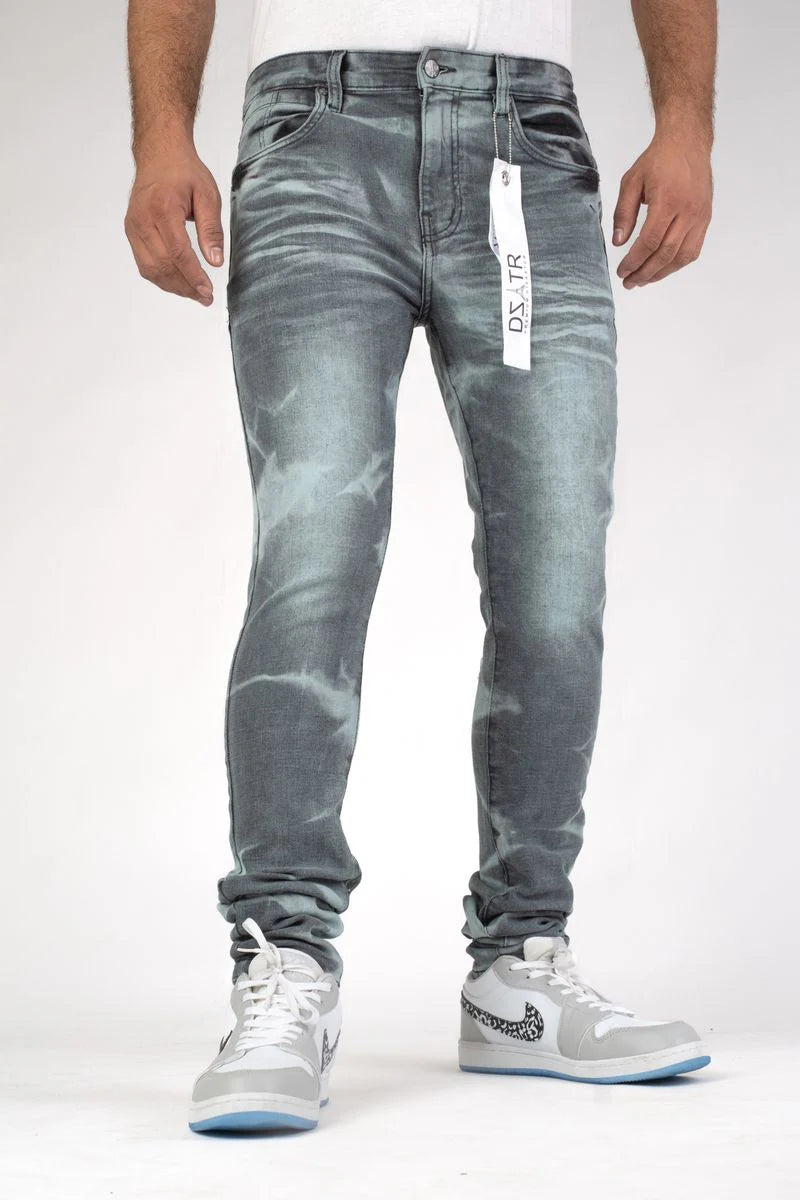 Premium Disaster Men's Super Stretch denim jeans Aqua Black
