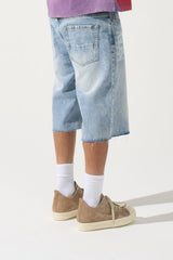 Serenede DYNASTY Denim Shorts Light Blue